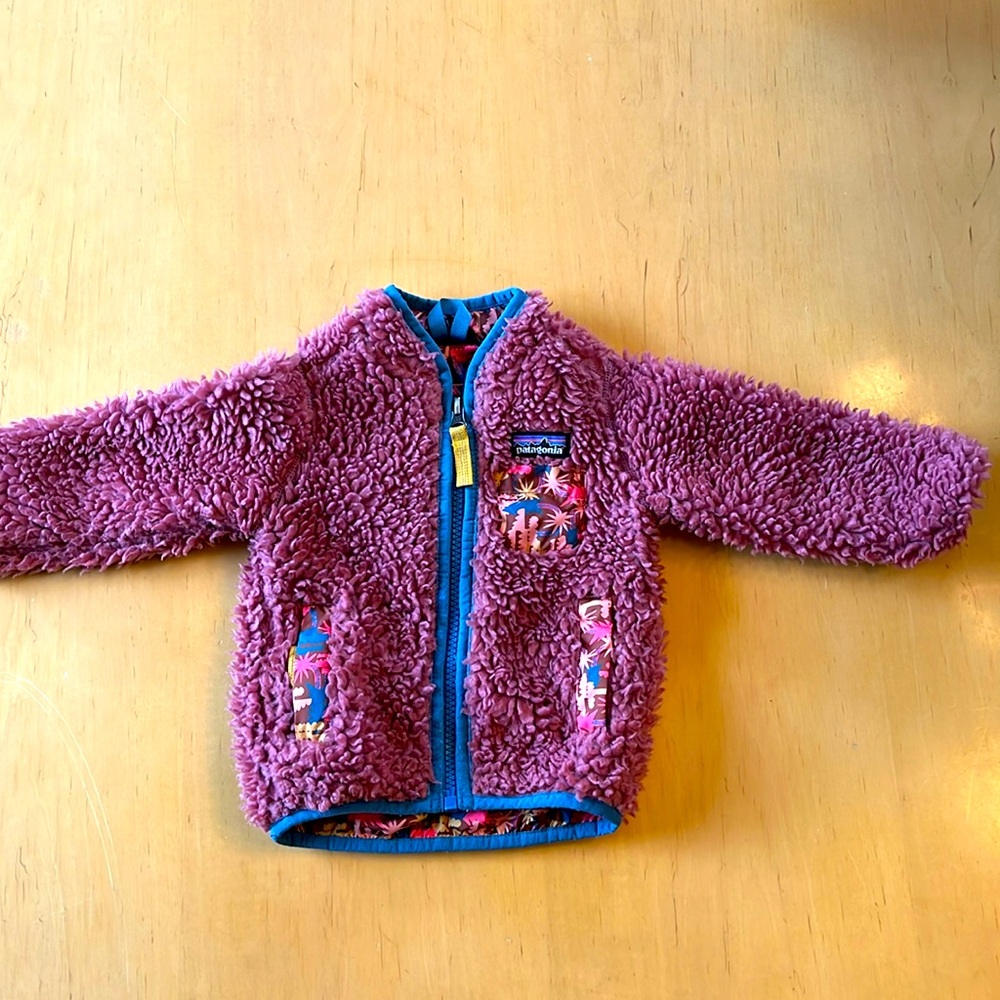Patagonia Purple Fleece Kids Jacket